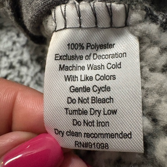 The Happy Company Gray Sherpa Hoodie. Very Soft Hoodie with Pockets. - Picture 9 of 15